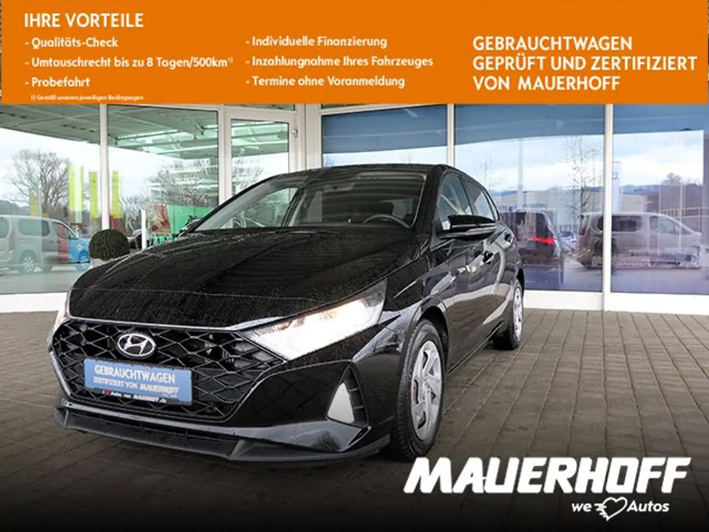Hyundai i20 Trend Mild-Hybrid | Klima | Winterpaket | BT Schwarz - 1