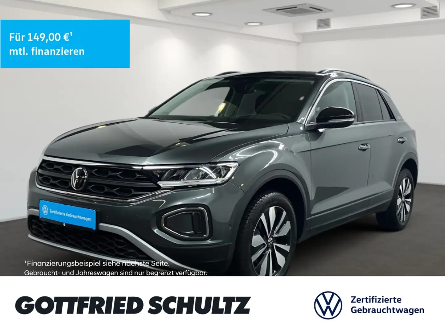Volkswagen T-Roc 1.0 TSI LED NAV ACC SHZ Goal Grau - 1