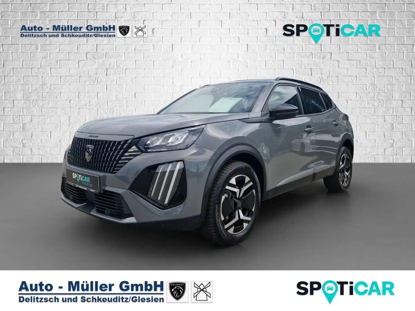 Peugeot 2008 100 PureTech Allure /Klimaautomatik/LED Grau - 1