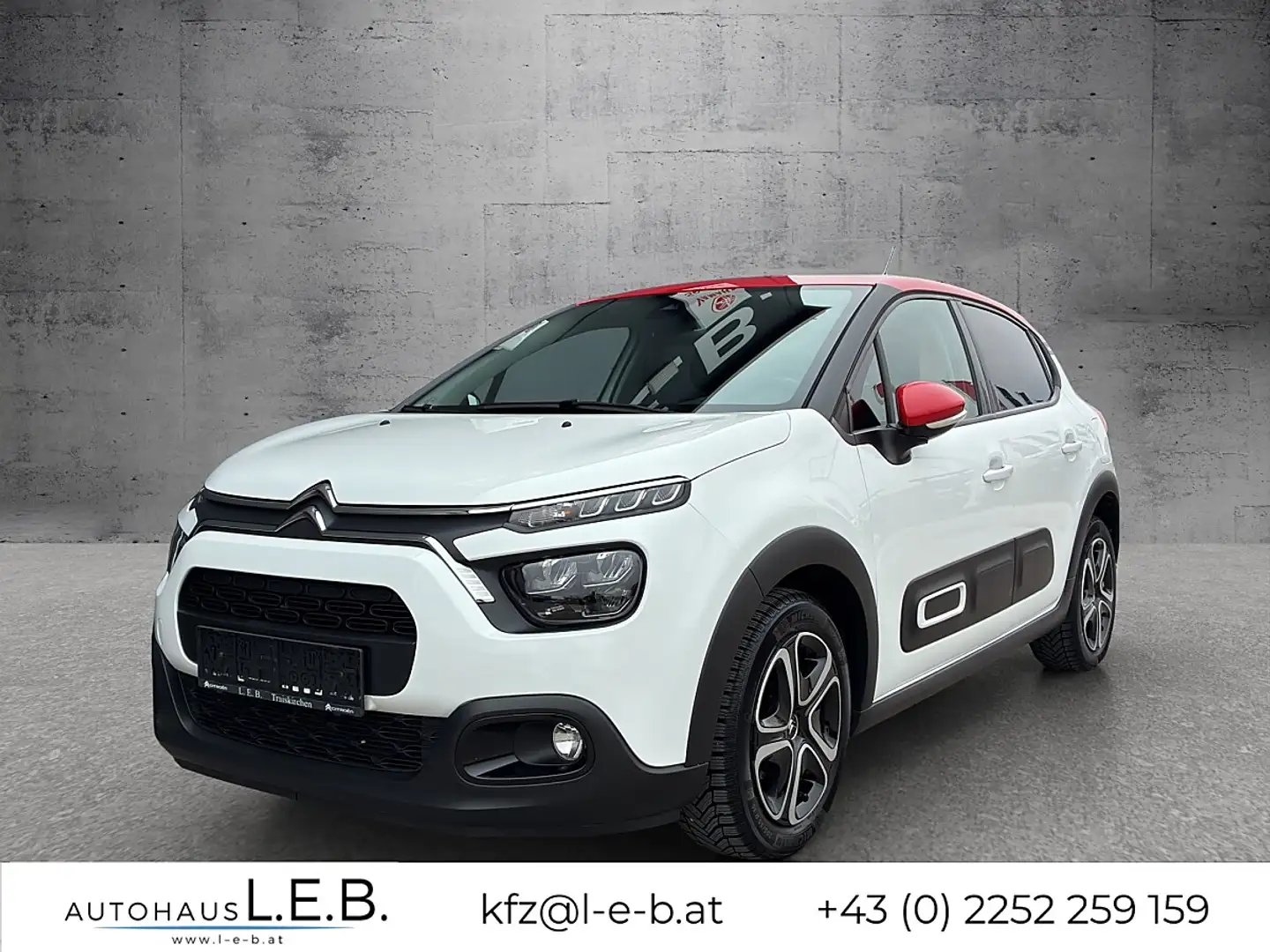 Citroen C3 PureTech 83 S&S 5-Gang-Manuell Shine Weiß - 1