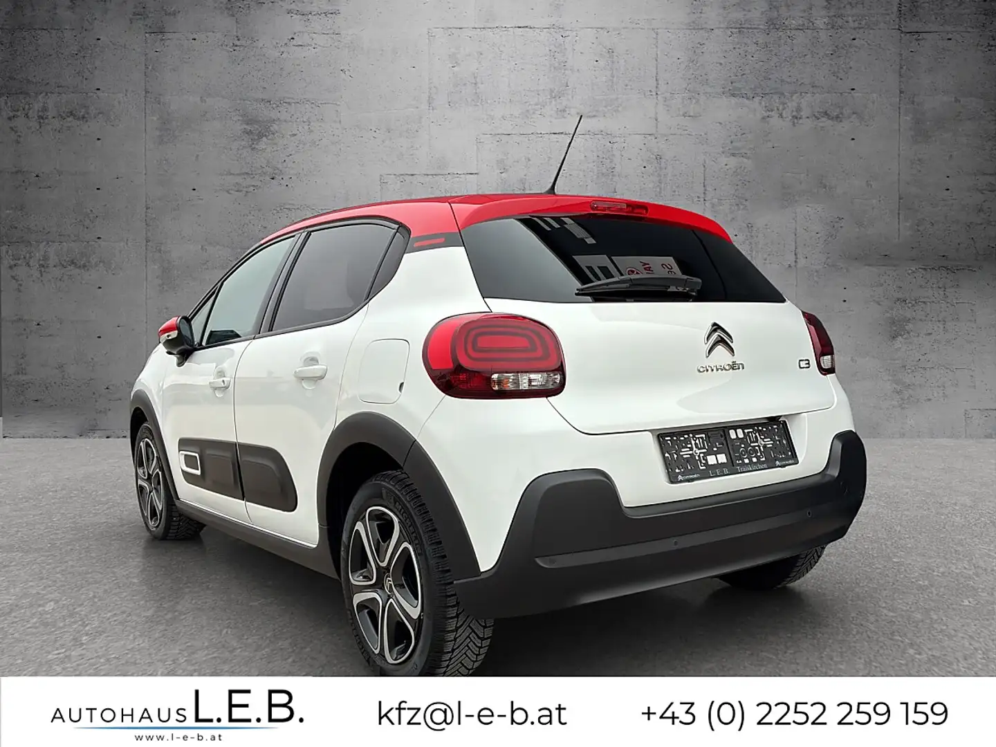 Citroen C3 PureTech 83 S&S 5-Gang-Manuell Shine Weiß - 2