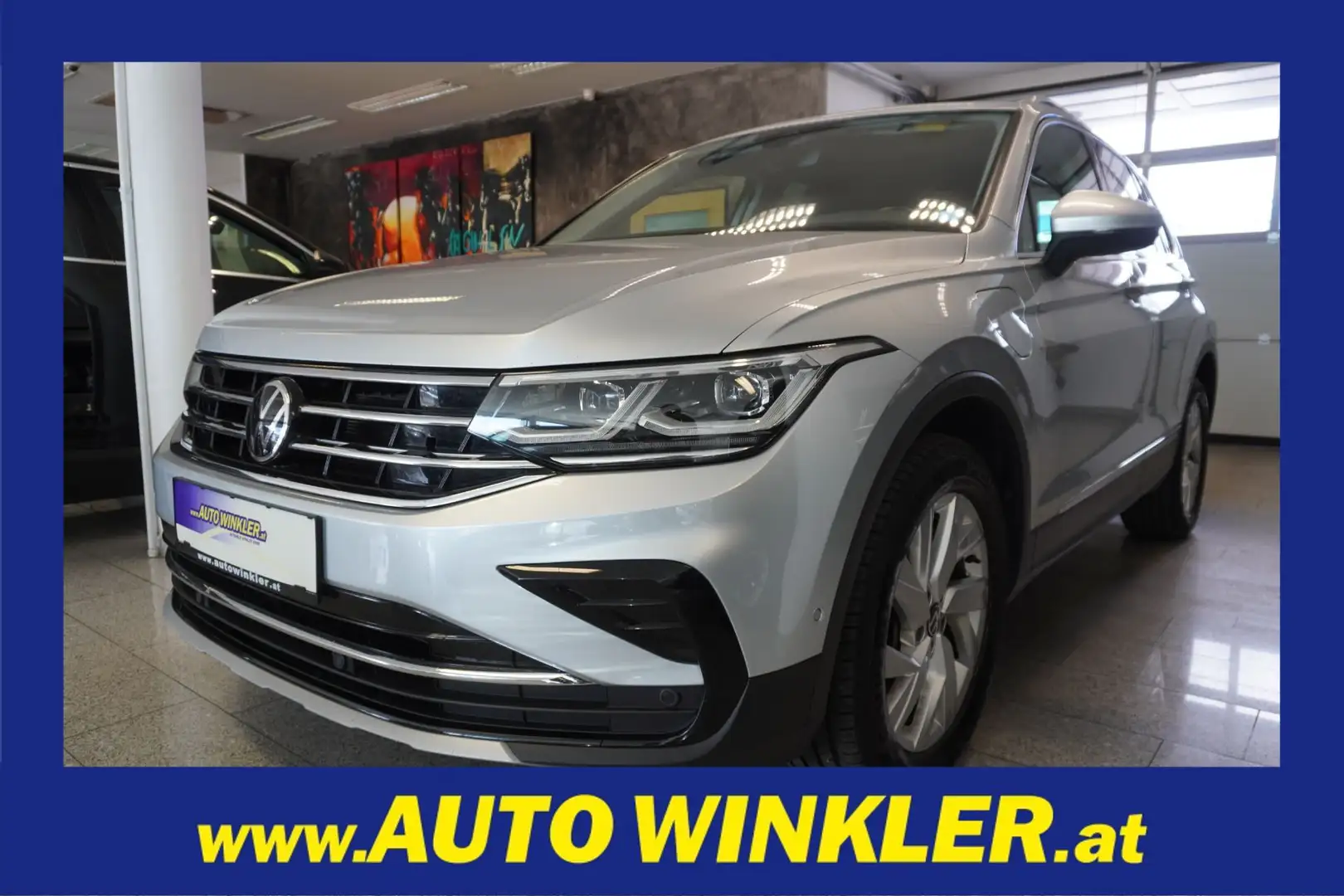 Volkswagen Tiguan 1,4 TSI eHyb Elegance DSG Virtual/LED/AHK Silber - 1