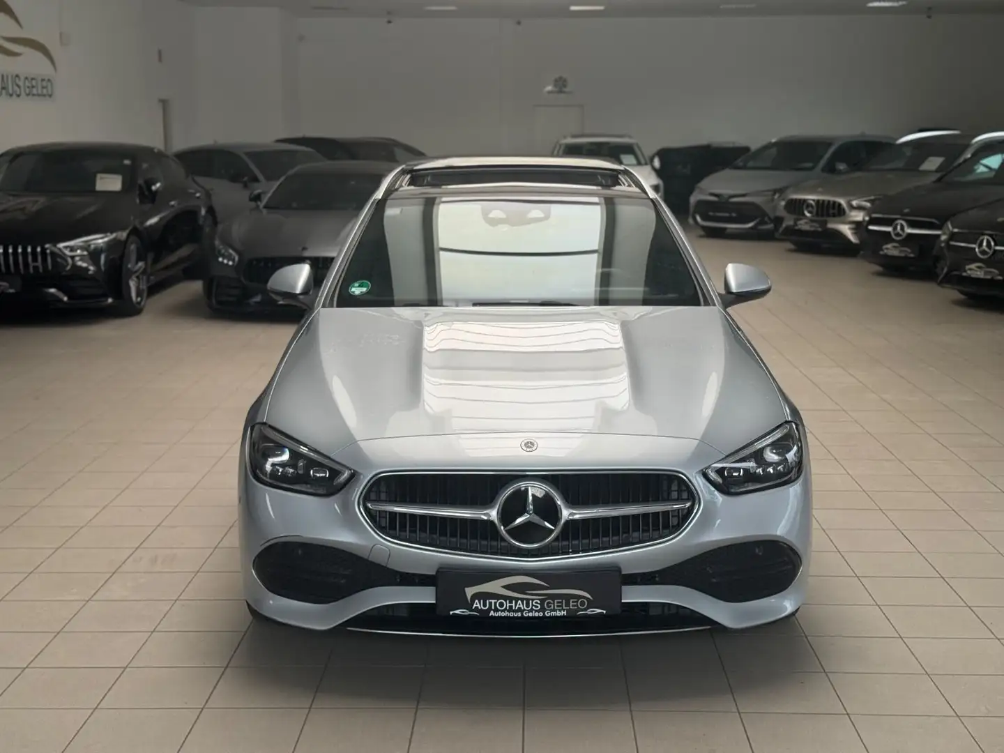 Mercedes-Benz C 300 d T-Modell /BURMESTER/PANO/AHK/LED/ Argent - 2