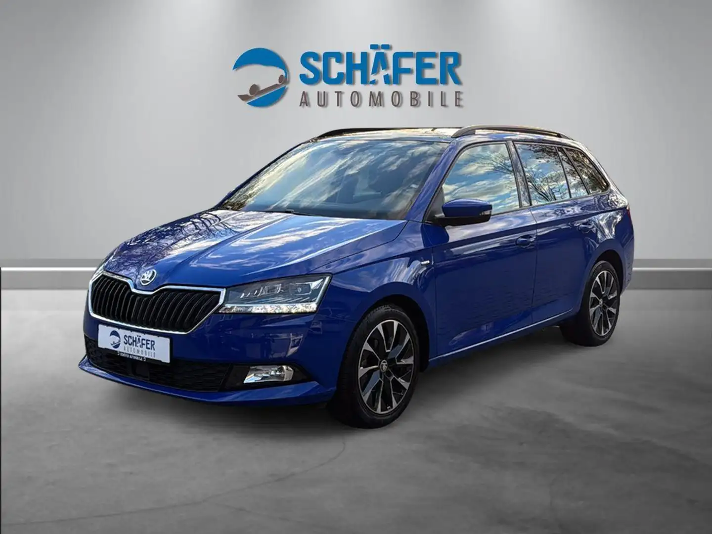 Skoda Fabia 1.0 Drive 125 Best Of #LED #ACC #KAM #PANO Bleu - 1