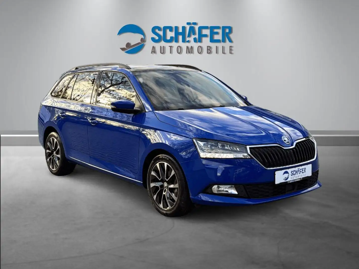 Skoda Fabia 1.0 Drive 125 Best Of #LED #ACC #KAM #PANO Bleu - 2