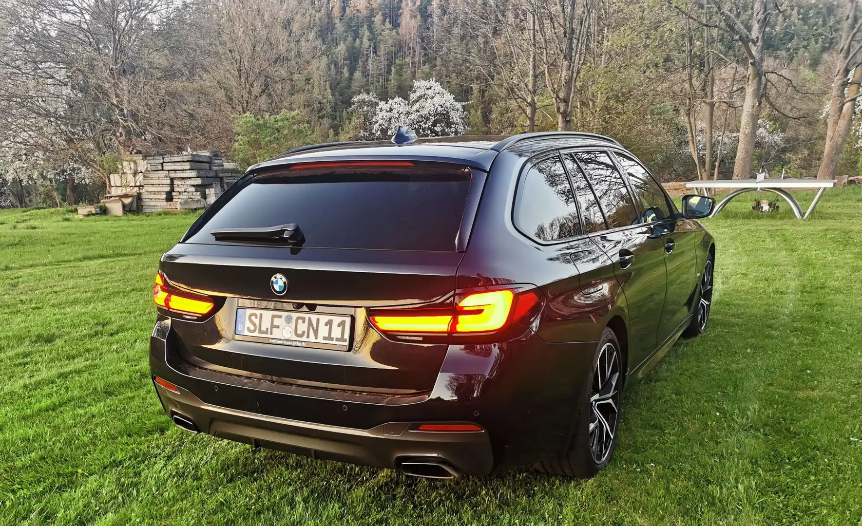 BMW 540 5er Touring Diesel 540d xDrive Touring Aut. M Spor Blau - 2