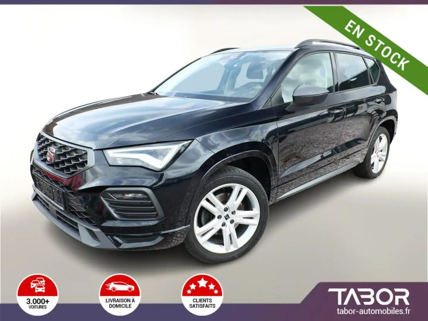 SEAT Ateca 1.5 TSI 150 DSG FR LED Pano Nav SHZ Noir - 1