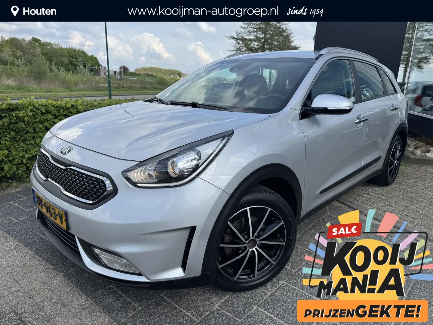 Kia Niro 1.6 GDi Hybrid First Edition | Dealeronderhouden | Gris - 1