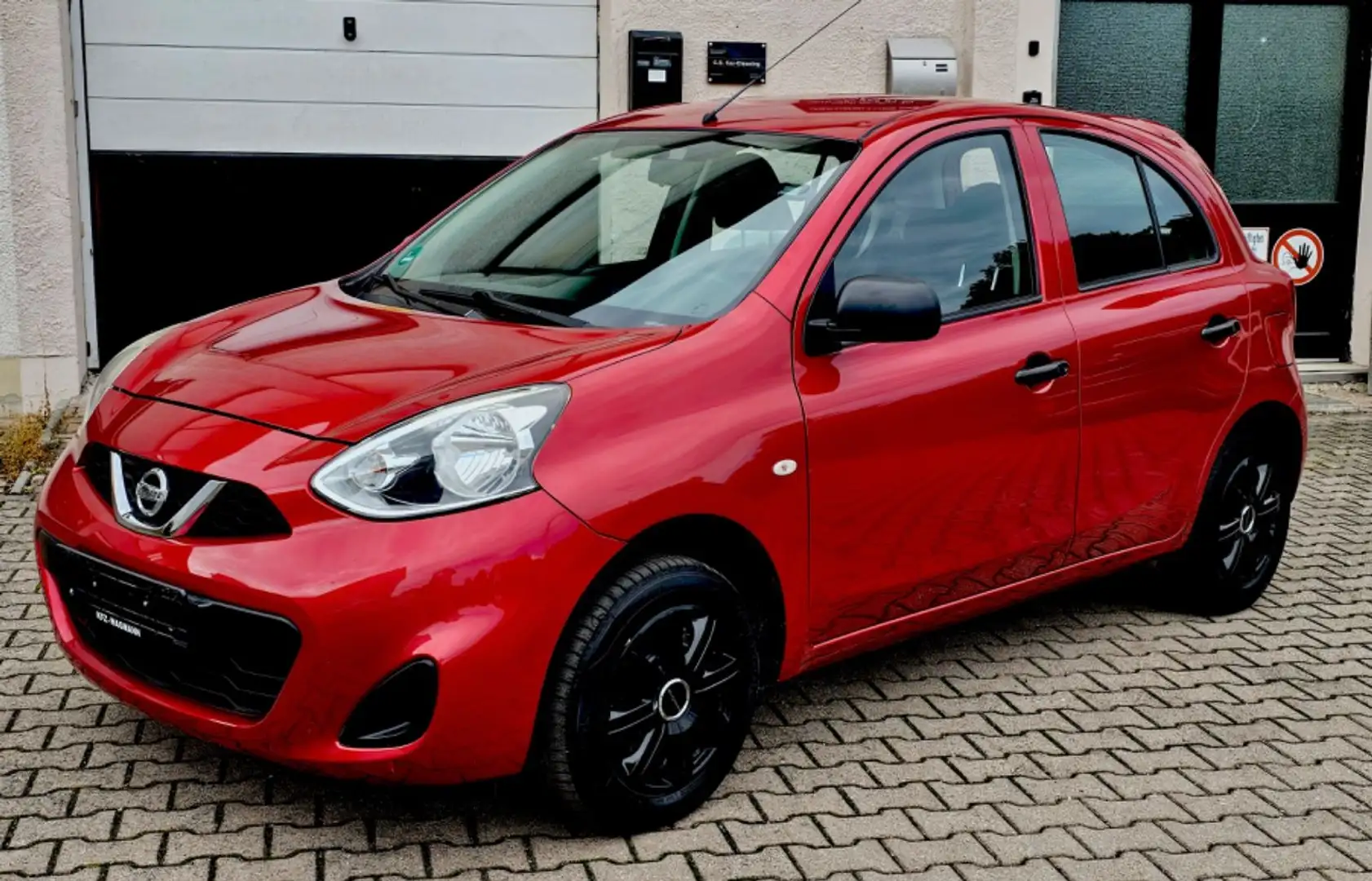 Nissan Micra 1.2 EURO 6 Klima 82.500km TÜV 12.26 Rot - 1