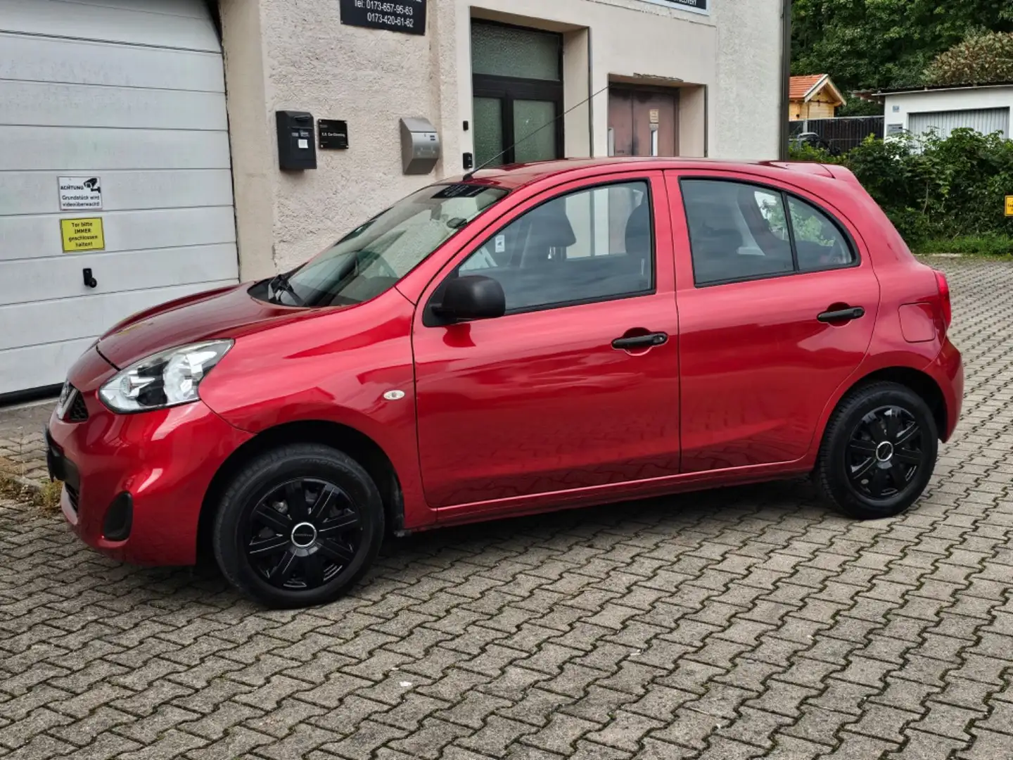 Nissan Micra 1.2 EURO 6 Klima 82.500km TÜV 12.26 Rot - 2