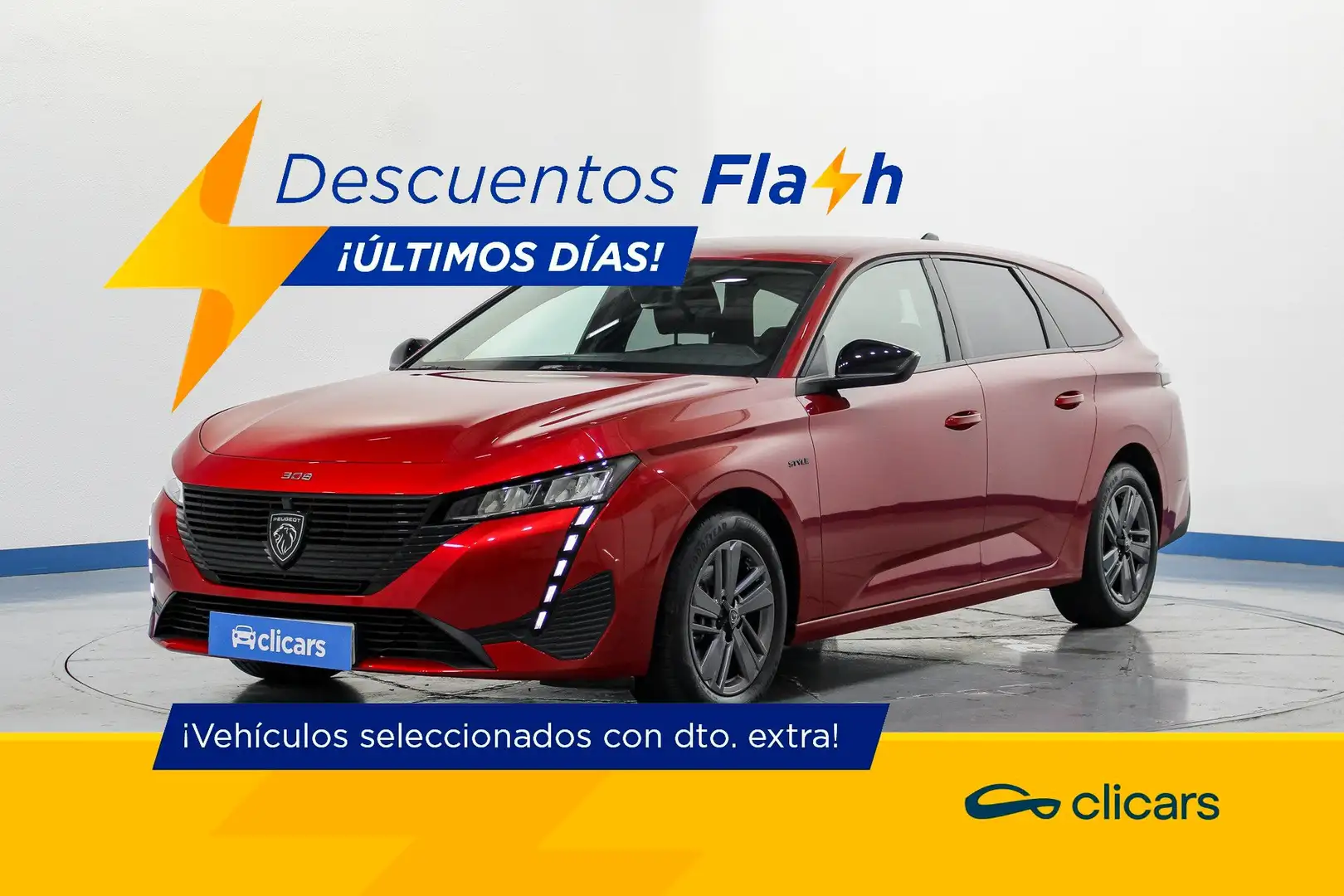 Peugeot 308 SW 1.2 PureTech S&S Style EAT8 130 Red - 1