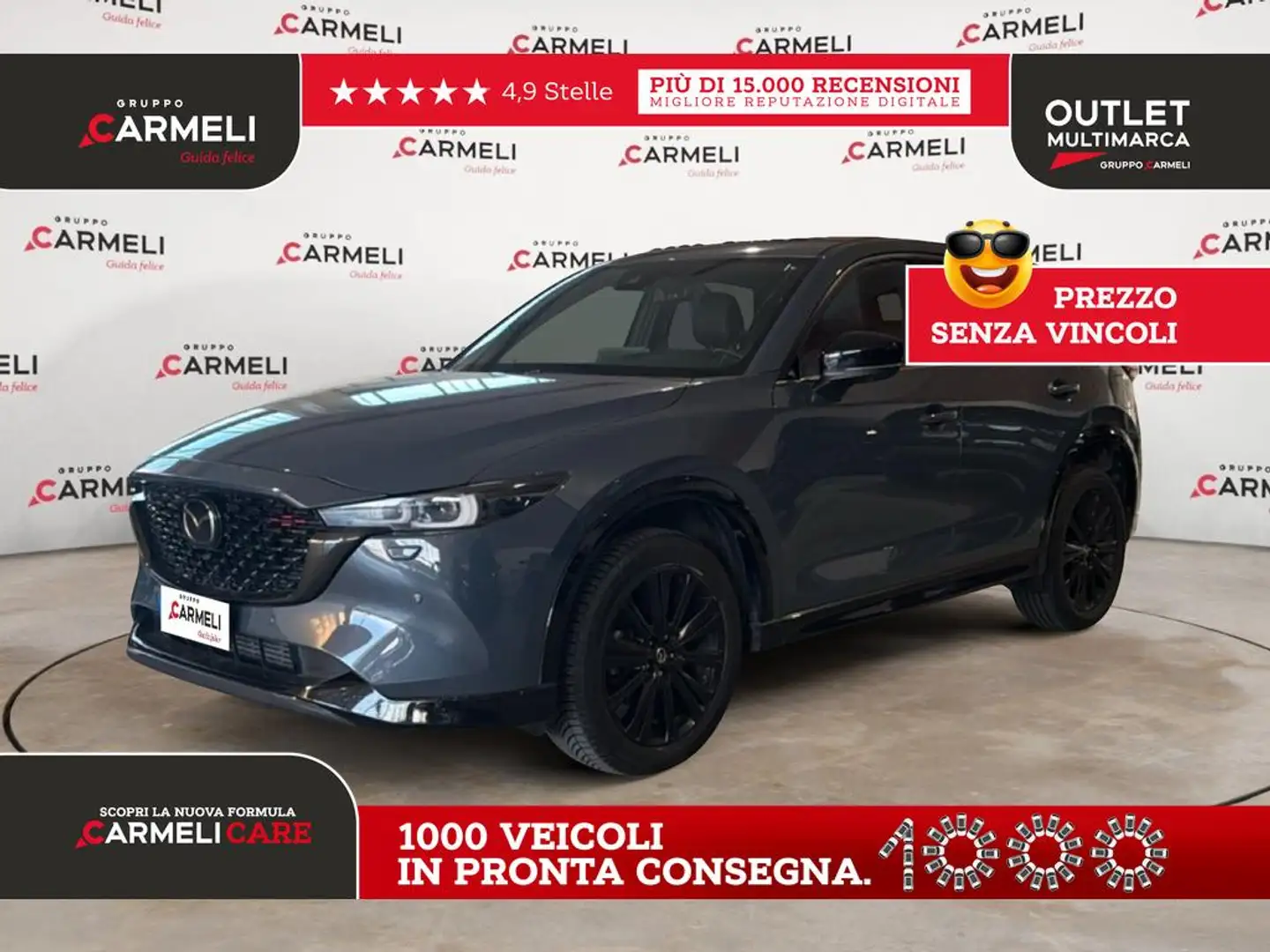 Mazda CX-5 2.2 Homura Plus Pack awd 150cv auto Gris - 1