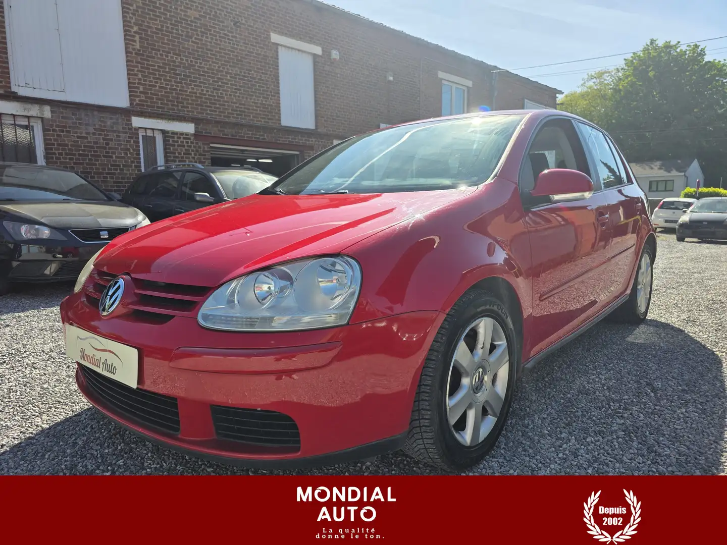 Volkswagen Golf 1.4i 16v Trendline Rouge - 1