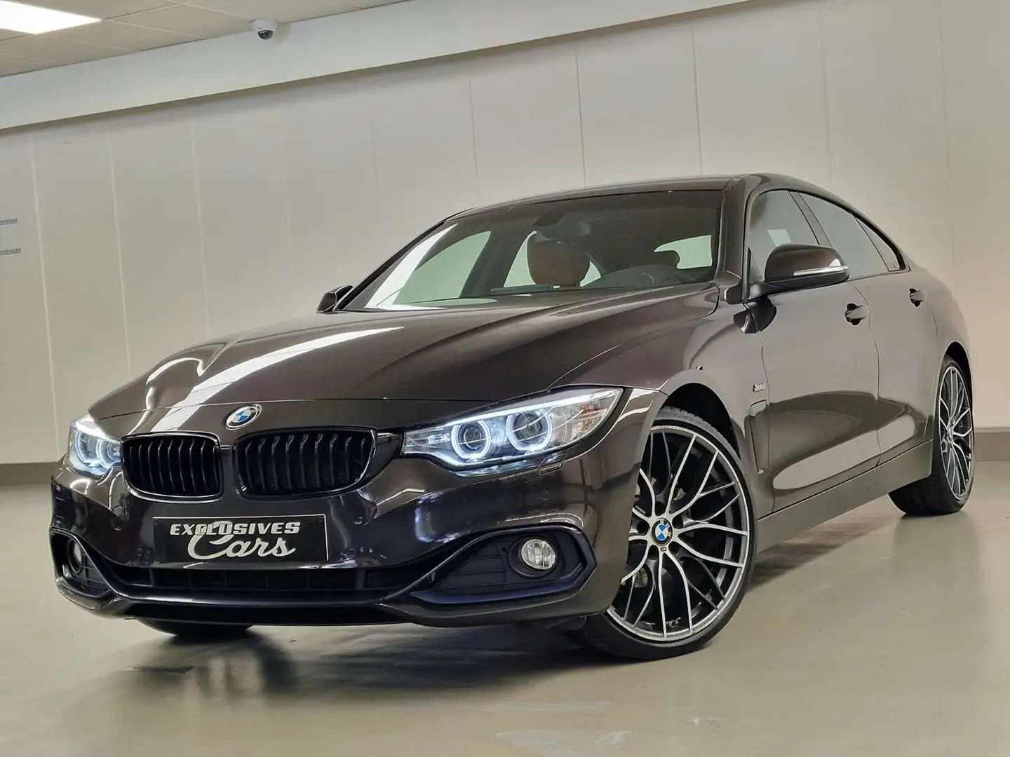 BMW 420 IA GRAN COUPE SPORT LINE CAMERA GPS XENON CUIR JA Brun - 1