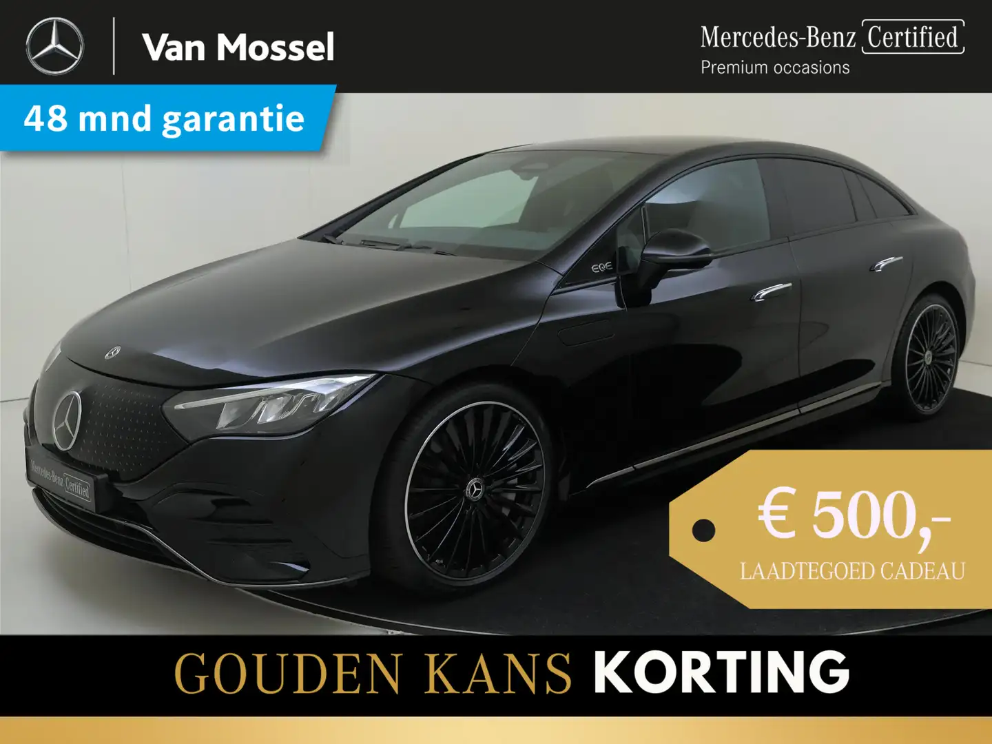 Mercedes-Benz EQE 300 AMG Line 89 kWh / Stoelverwarming / Achteruitrijca Noir - 1