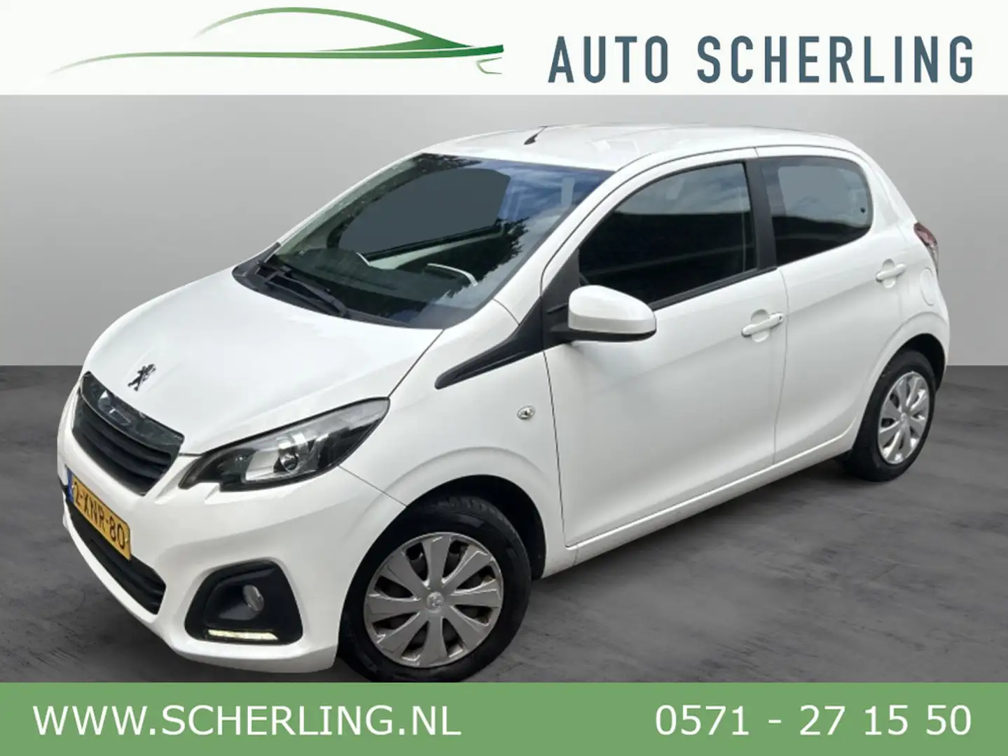 Peugeot 108 1.0 e-VTi 5-drs. Airco, Audio, 1 Eigenaar! NL-auto Blanc - 1