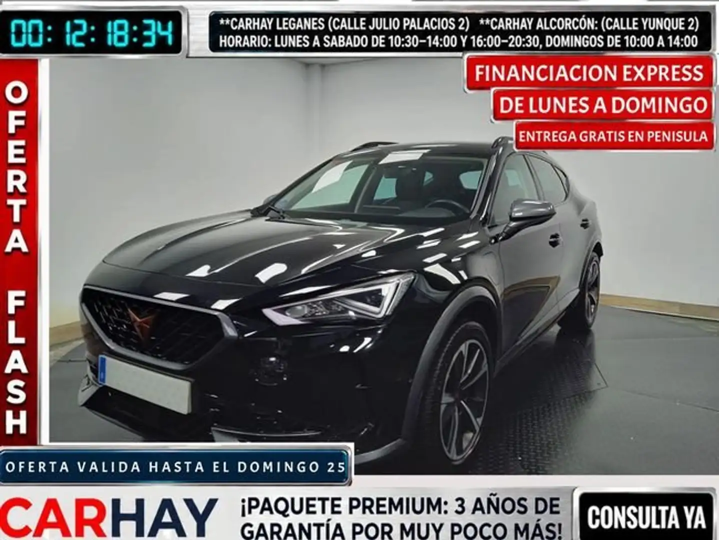 CUPRA Formentor 1.4 e-Hybrid 205 DSG Negro - 1