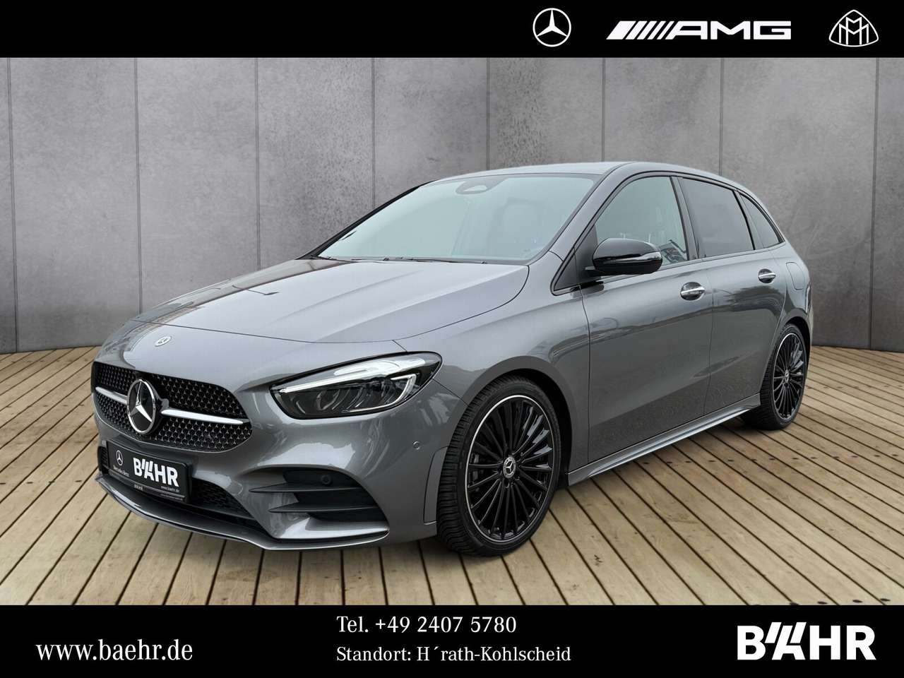 Mercedes-Benz B 180 — Mercedes-Benz B 180 AMG+Night/MBUX/LED/AHK/Totwinkel/LMR-19" AMG Line Navi/Keyless-Go/Keyless-Go Komfort Paket