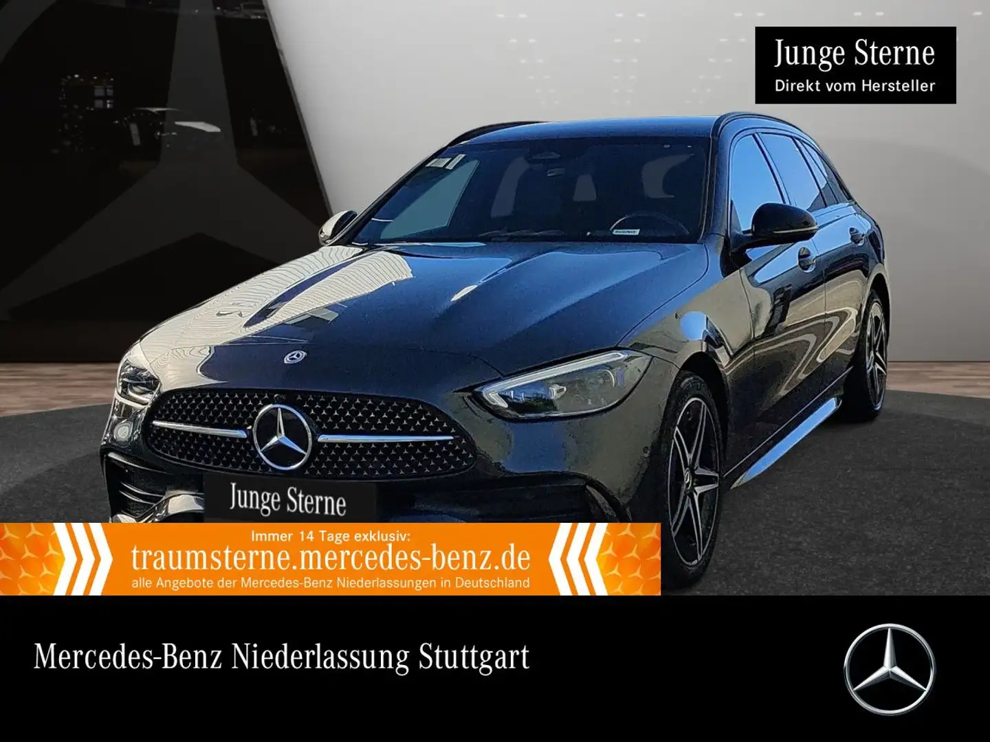 Mercedes-Benz C 300 e T AMG+NIGHT+KAMERA+KEYLESS+9G Gris - 1