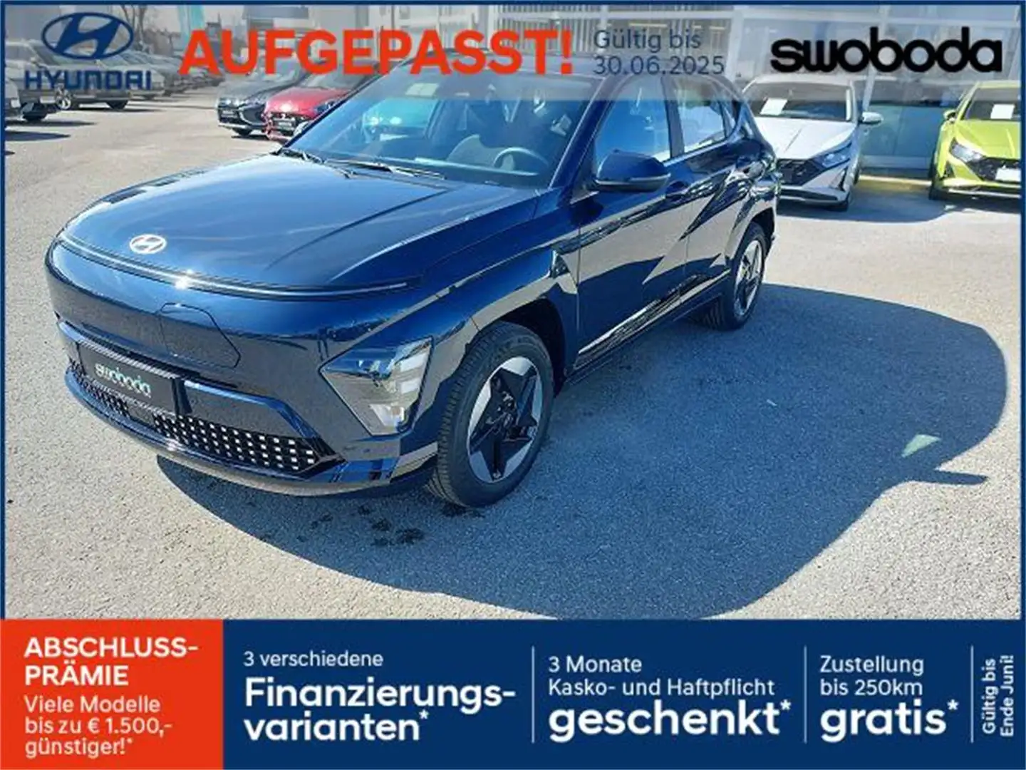 Hyundai KONA EV Smart Line 48,4 kWh k5es1-OP7 Blau - 1