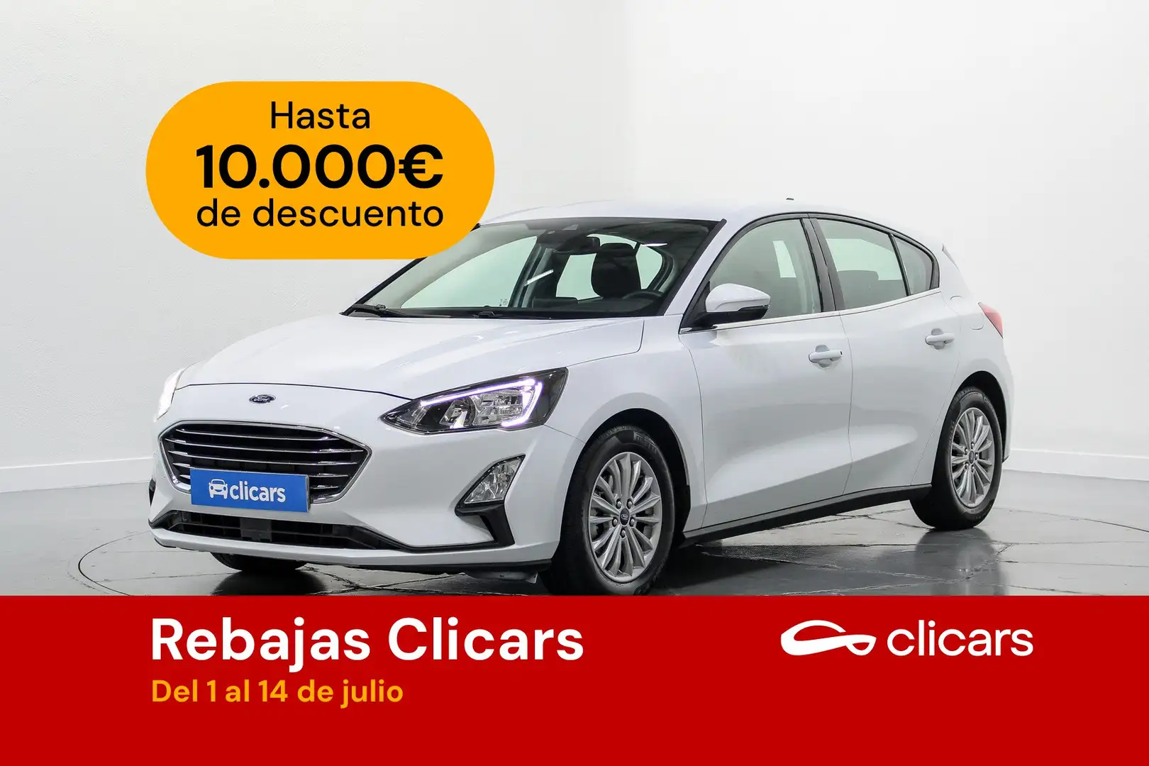 Ford Focus 1.5Ecoblue Titanium Aut. 120 Blanco - 1