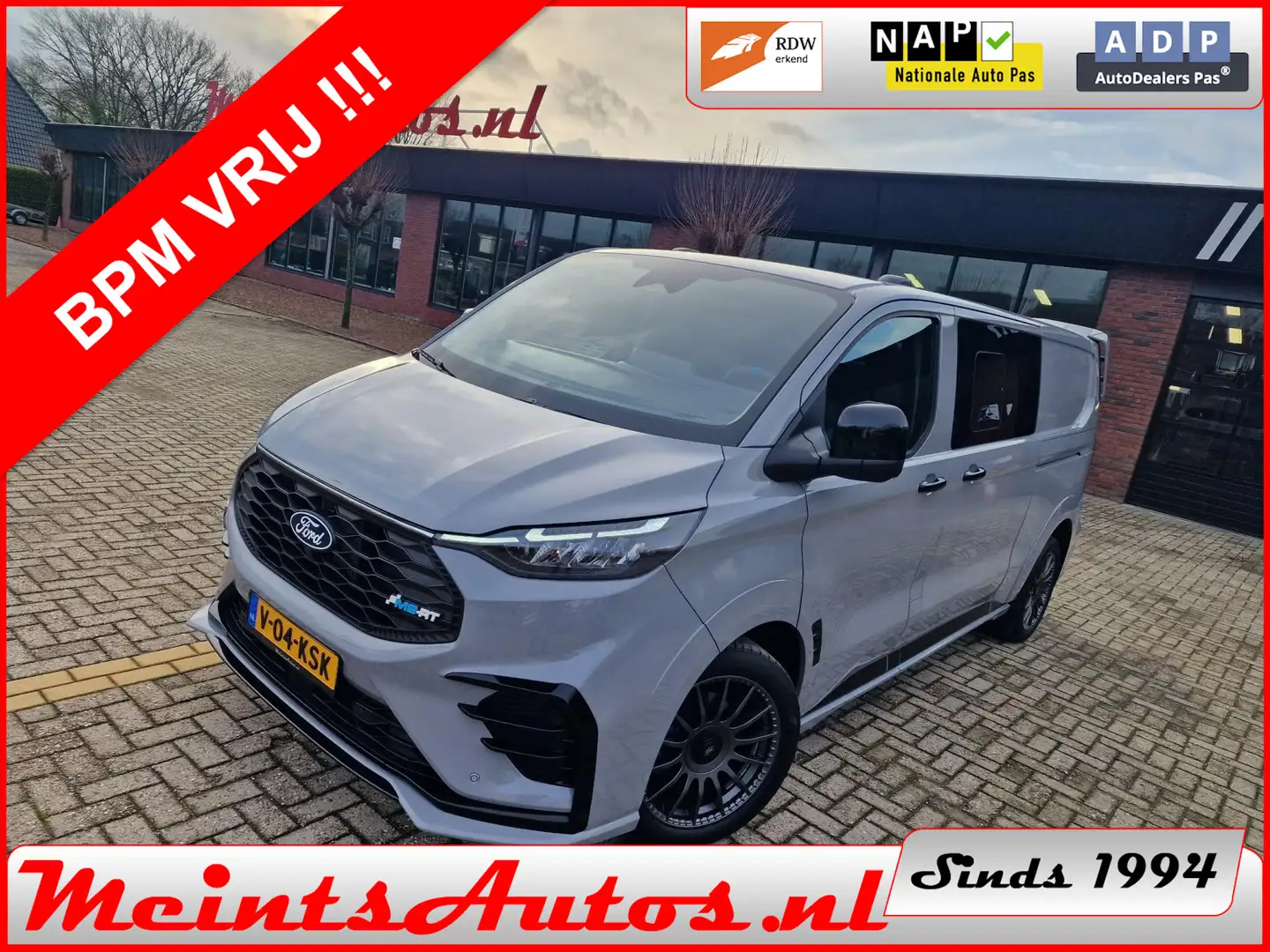 Ford Transit Custom MS-RT DC Dubbele Cabine L2H1 320 2.0 TDCI 170pk AW Grijs - 1