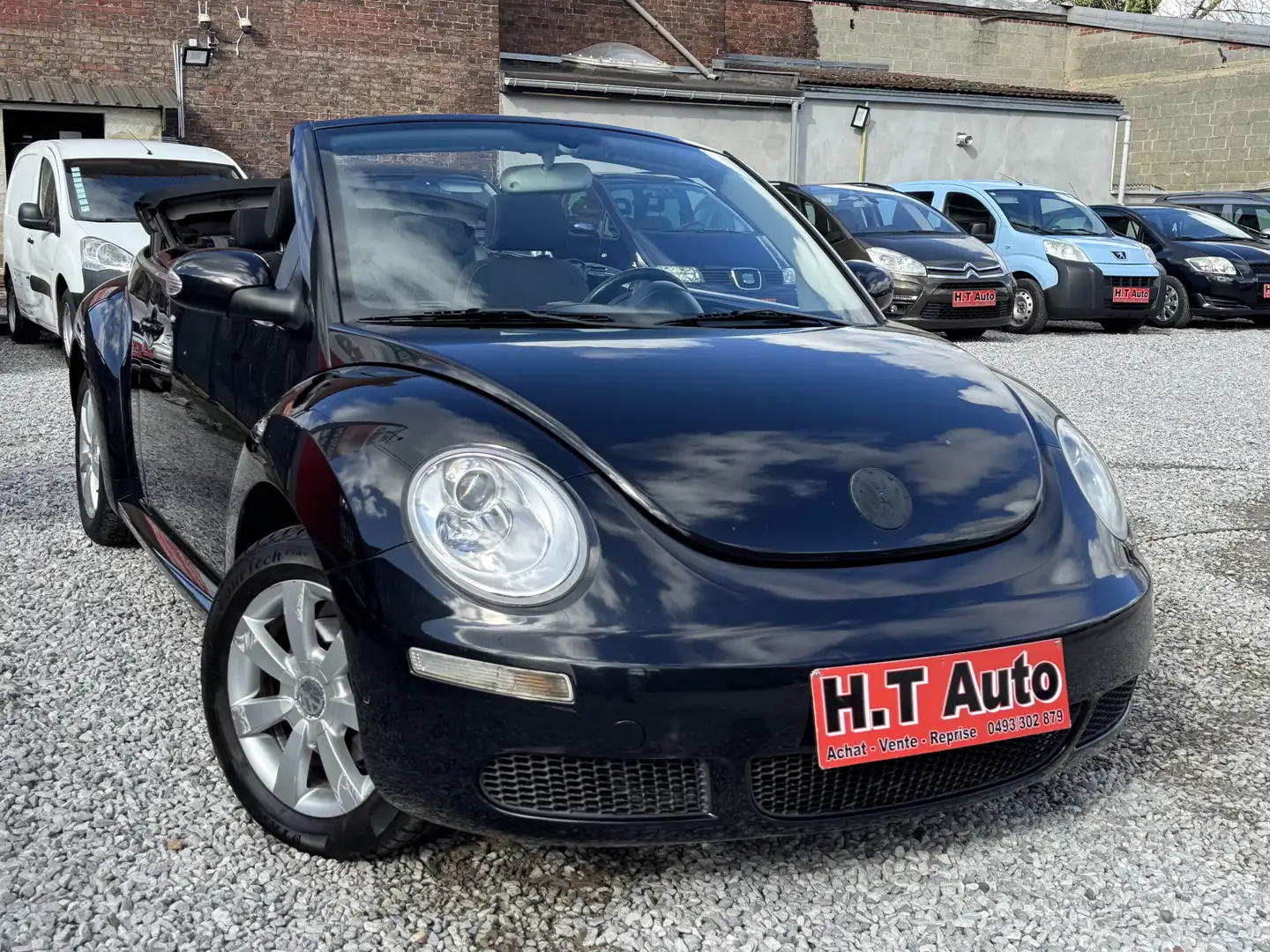 Volkswagen Beetle cabriolet 1.4 ess airco ct ok !! Noir - 2