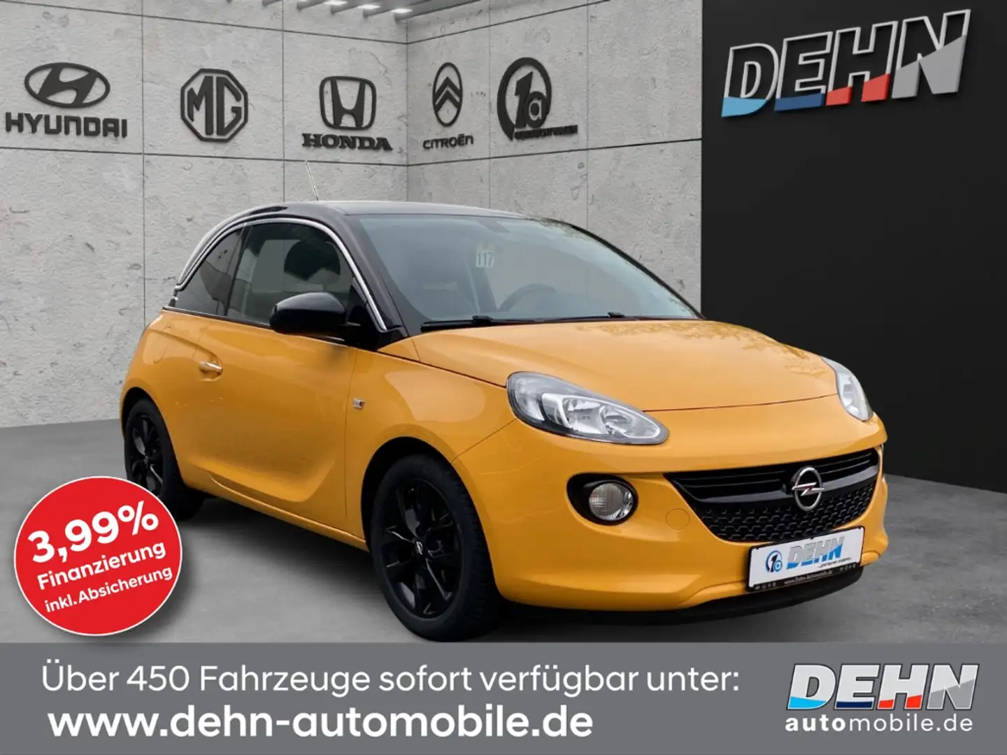 Opel Adam 1.4 Unlimited Klimaautom Musikstreaming SHZ Lenkra Jaune - 1