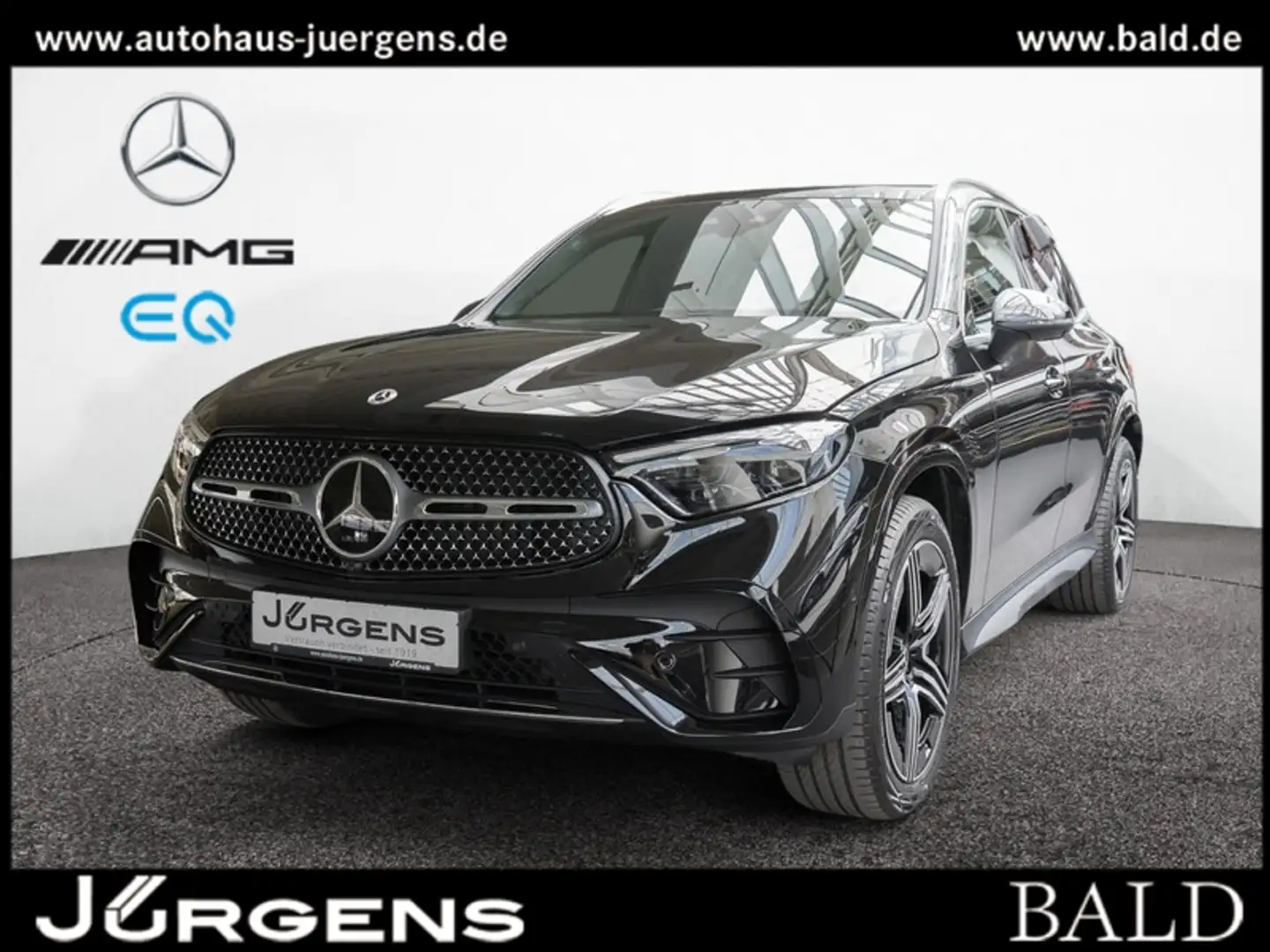 Mercedes-Benz GLC 300 d 4M AMG-Sport/Pano/AHK/Distr/Memo/20' Schwarz - 1