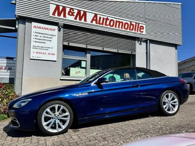 BMW 640 d xD Motor klappert Cabrio NAVI+Sitzbel.+19"