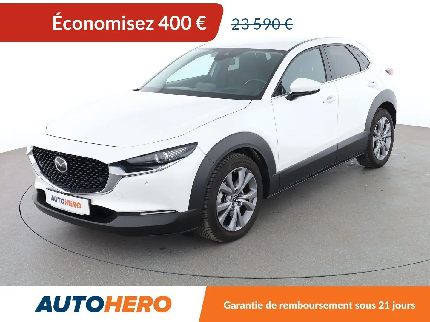 Mazda CX-30 2.0 E-Skyactiv-X M Hybrid 4x2 Sportline BVA6 Blanc - 1