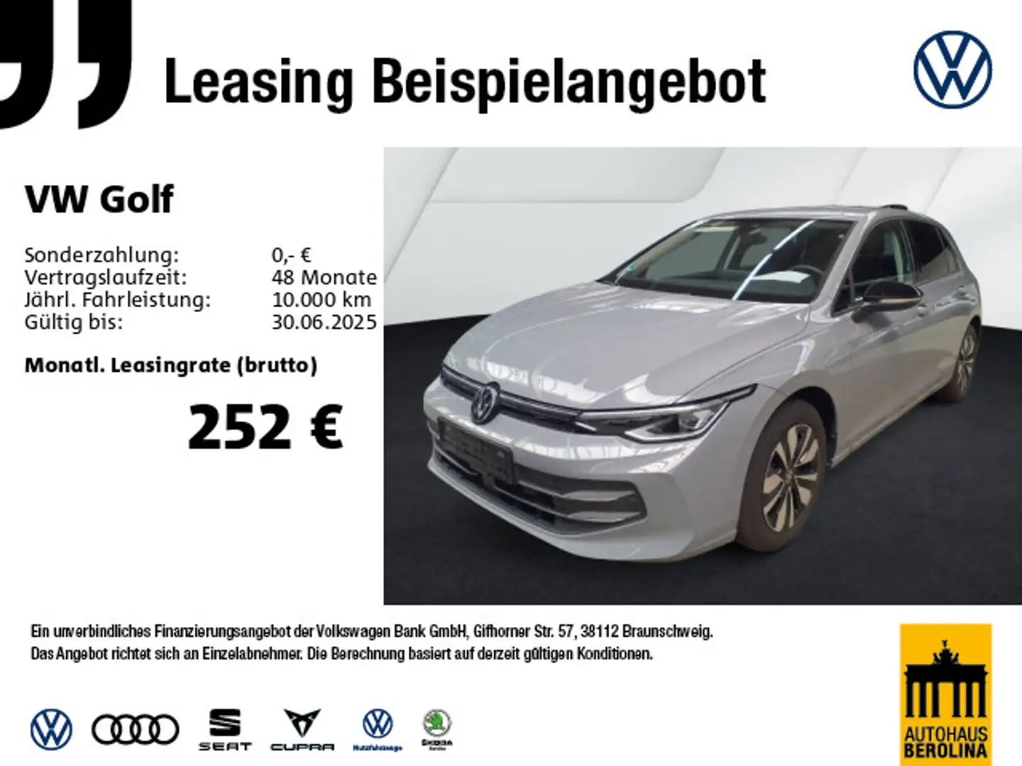 Volkswagen Golf VIII 2.0 TDI Goal DSG *AHK*LED+*ACC*R-CAM* Gris - 1