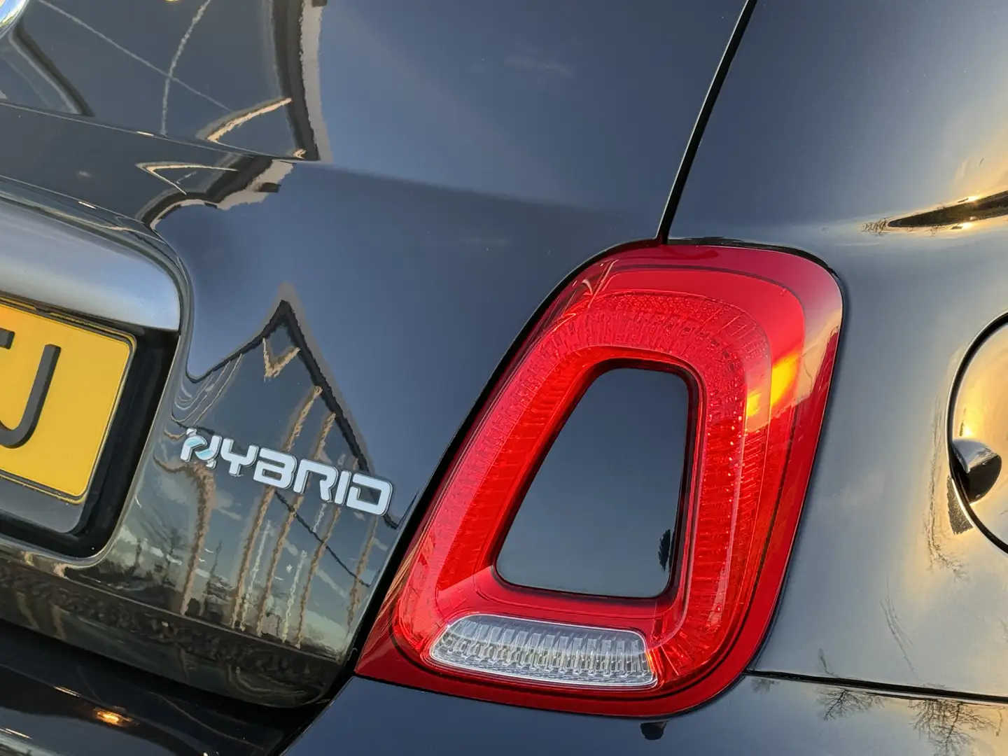 Fiat 500 1.0 Hybrid Launch Edition | Cruise | Regensensor | Zwart - 2