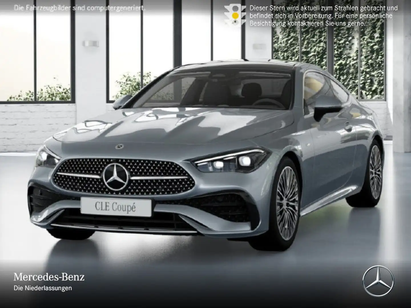 Mercedes-Benz CLE 300 e AMG+PANO+360+BURMESTER+TOTW+KEYLESS+9G Noir - 2