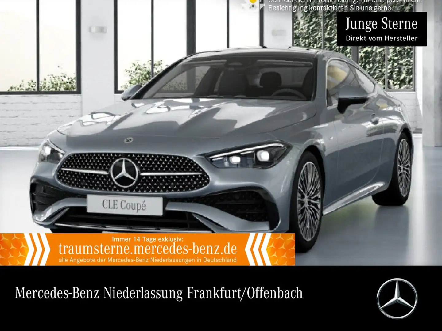 Mercedes-Benz CLE 300 e AMG+PANO+360+BURMESTER+TOTW+KEYLESS+9G Noir - 1