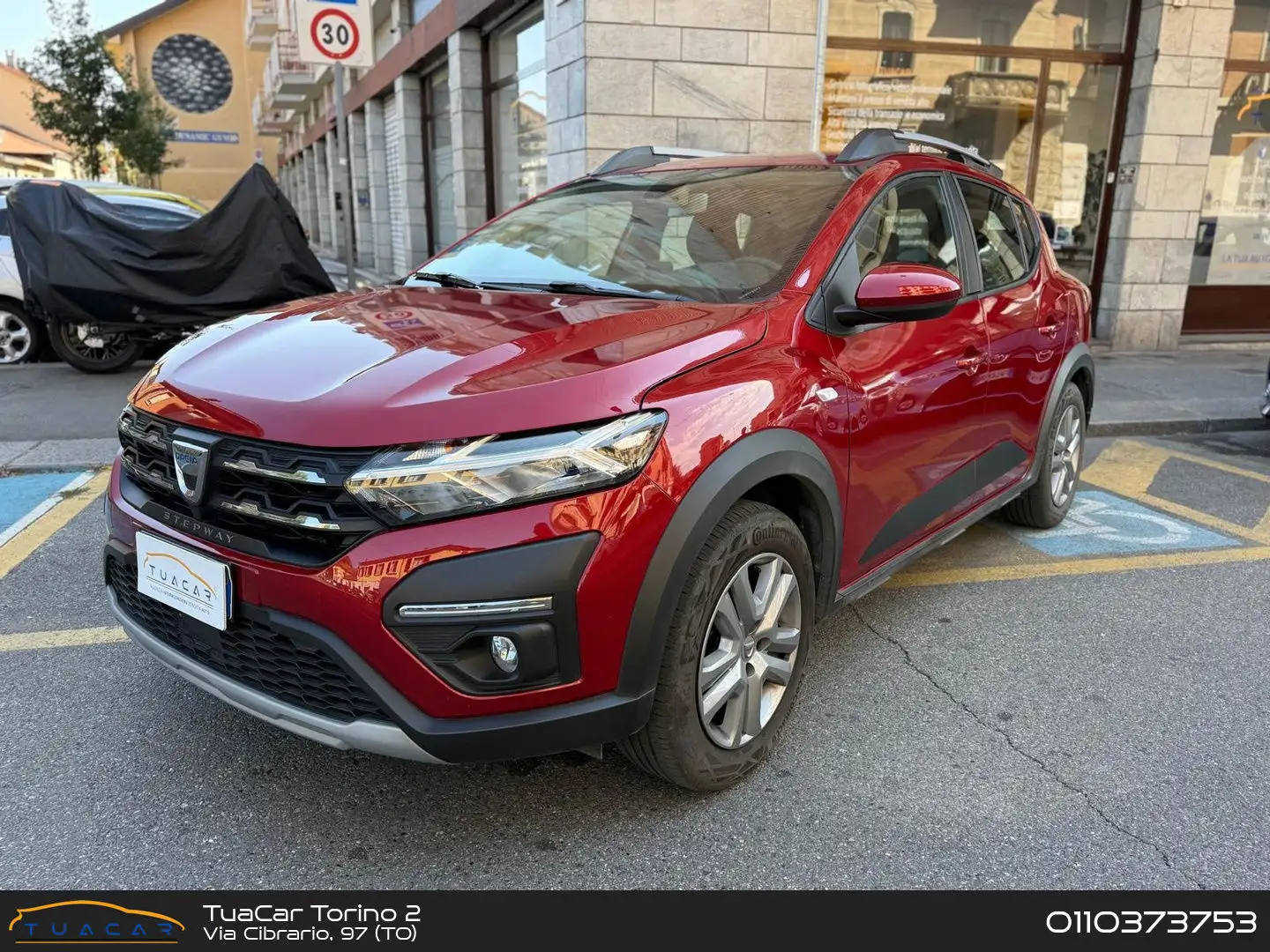 Dacia Sandero Comfort TCe 100 ECO-G Rojo - 1