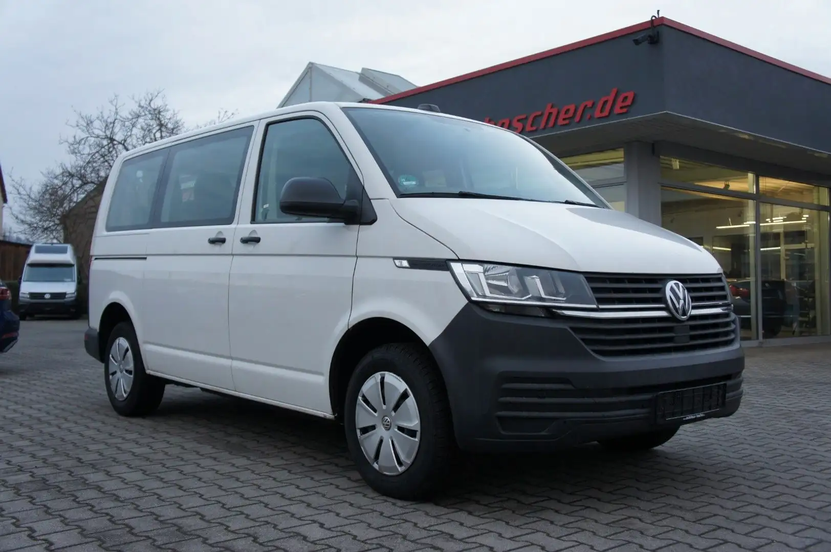 Volkswagen T6 Transporter T6.1 Transporter Kombi 2.0 TDI DSG *9-SITZE*SHZ* Weiß - 2