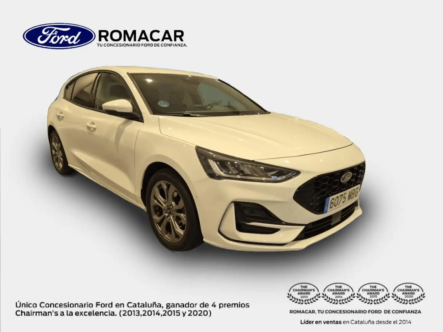 Ford Focus 1.0 Ecoboost MHEV ST-Line 125 Blanco - 1