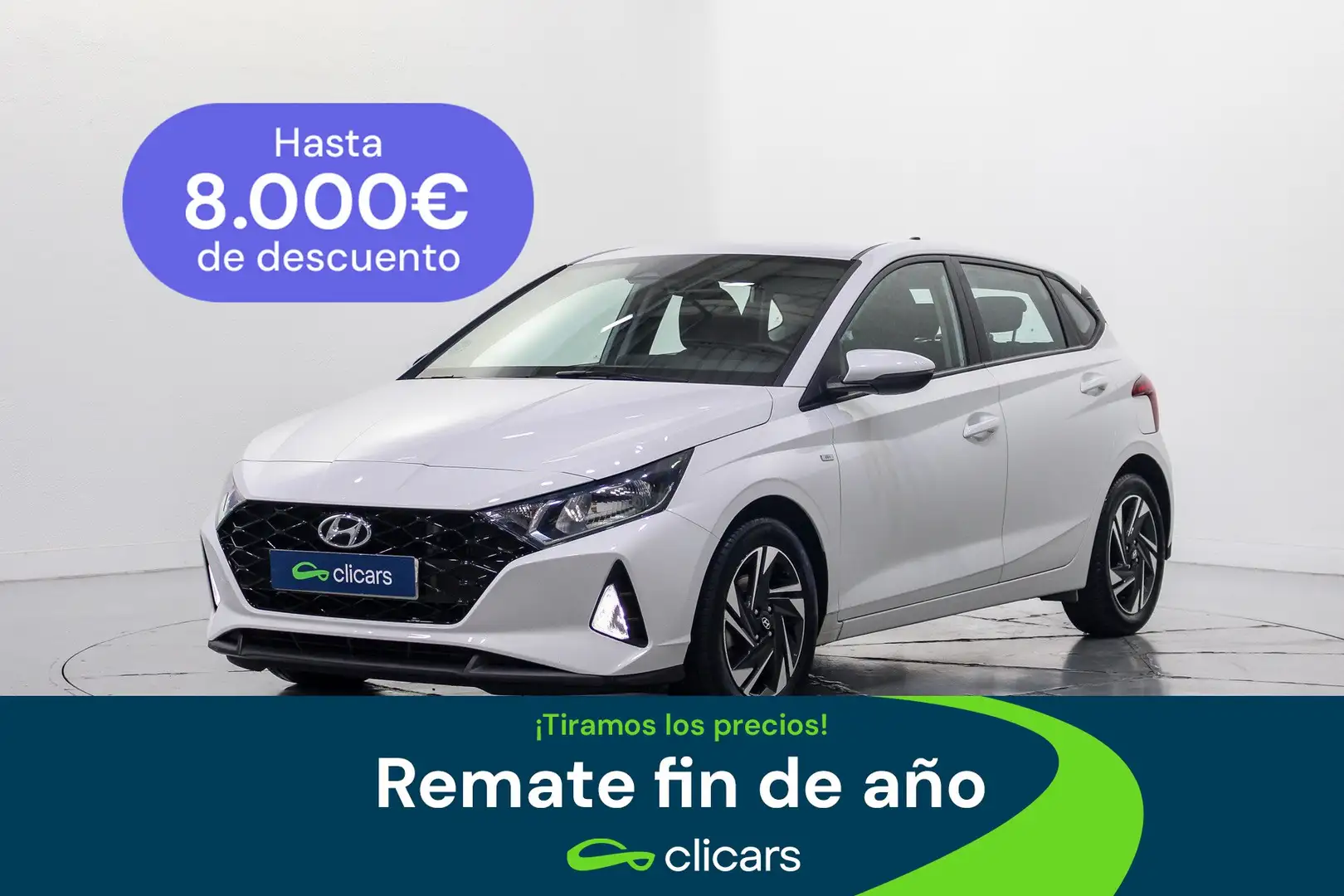 Hyundai i20 1.0 TGDI Klass 48V 100 Blanco - 1