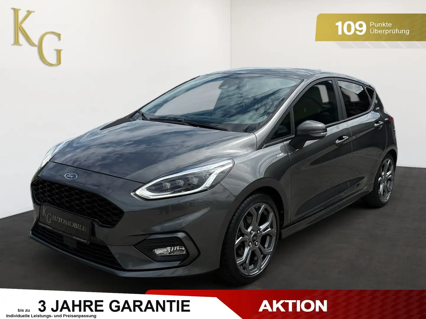 Ford Fiesta ST-Line 1,0 ab ca. 109€ monatlich Grau - 1
