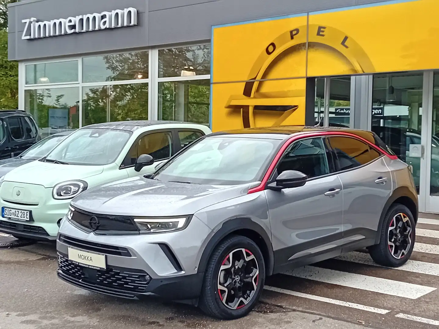 Opel Mokka GS Line 1.2 SHZ PDC Bluetooth Grau - 1