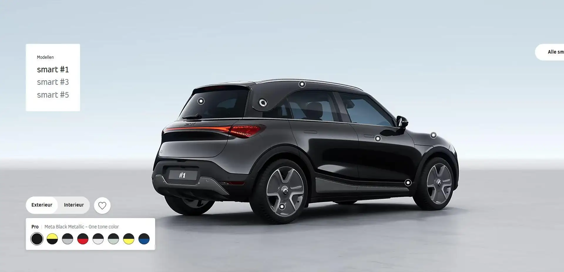 smart #1 Pro 49 kWh ZOMERAANBIEDING VAN €40.070 NAAR €30.94 Zwart - 2