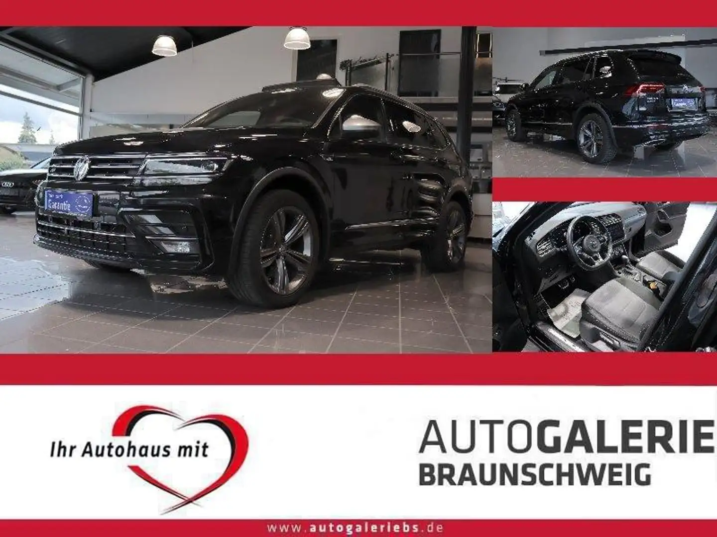 Volkswagen Tiguan Allspace 2.0 TDI Highl. 4M R-LINE 7-SITZE Schwarz - 1