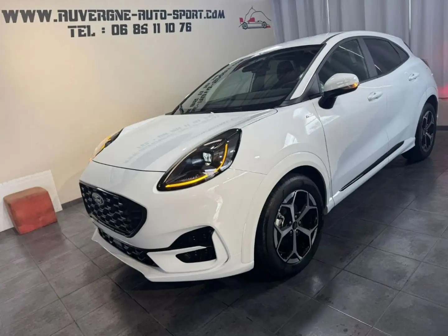 Ford Puma 1.0 ECOBOOST 125 CH MHEV S&S POWERSHIFT ST-LINE Blanc - 1