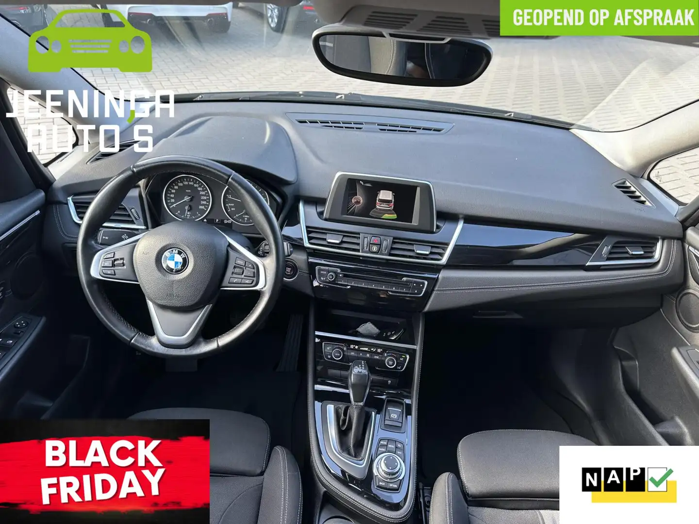 BMW 218 2-serie Gran Tourer 218i Sport 7p|Navi|Pano|Clima| Grijs - 2