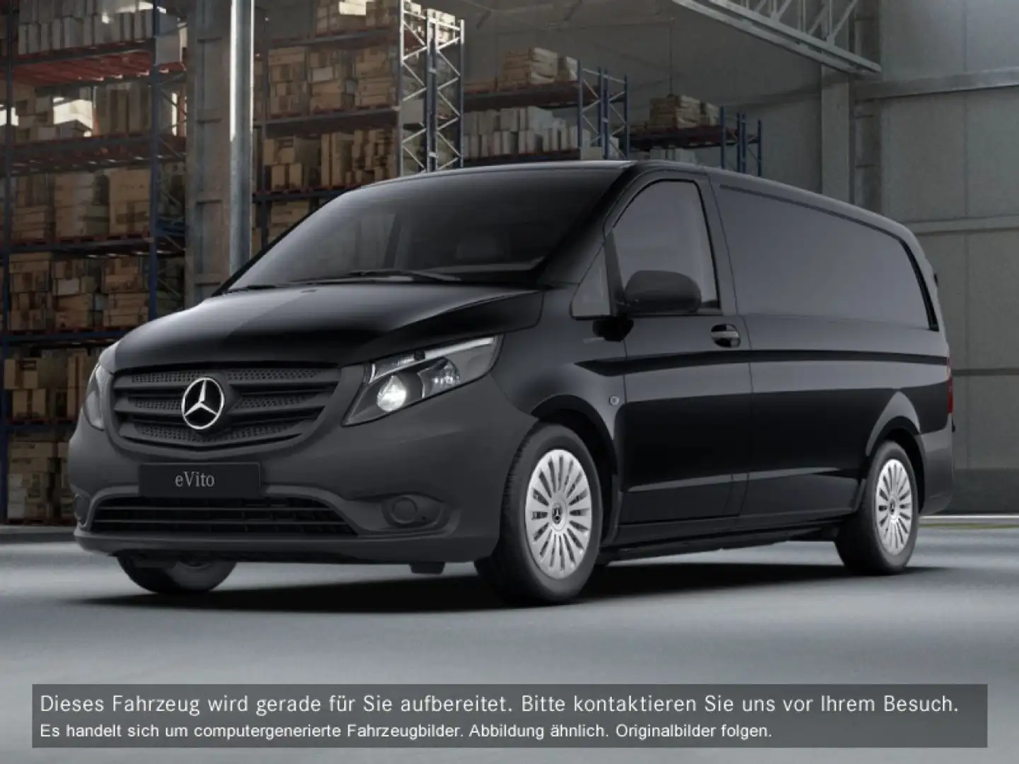 Mercedes-Benz Vito eVito 111 Kasten Lang Schwarz - 2