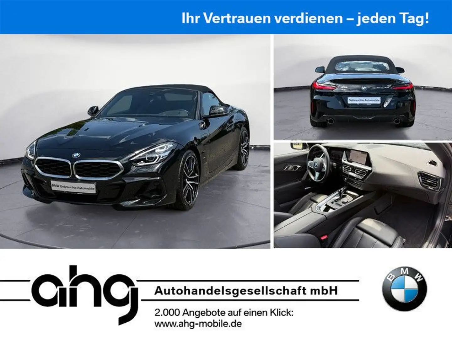 BMW Z4 sDrive30i Cabrio M Sport Navi Klima PDC Leder Schwarz - 1