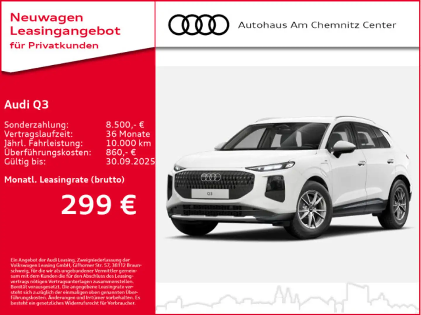 Audi Q3 SUV e-hybrid S tronic *VVK Start* Weiß - 2