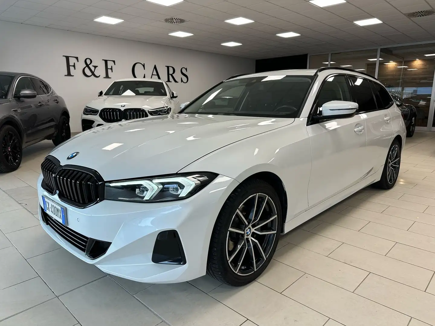 BMW 318 d Touring mhev Sport auto Uff.Italiana UniPropriet Bianco - 1