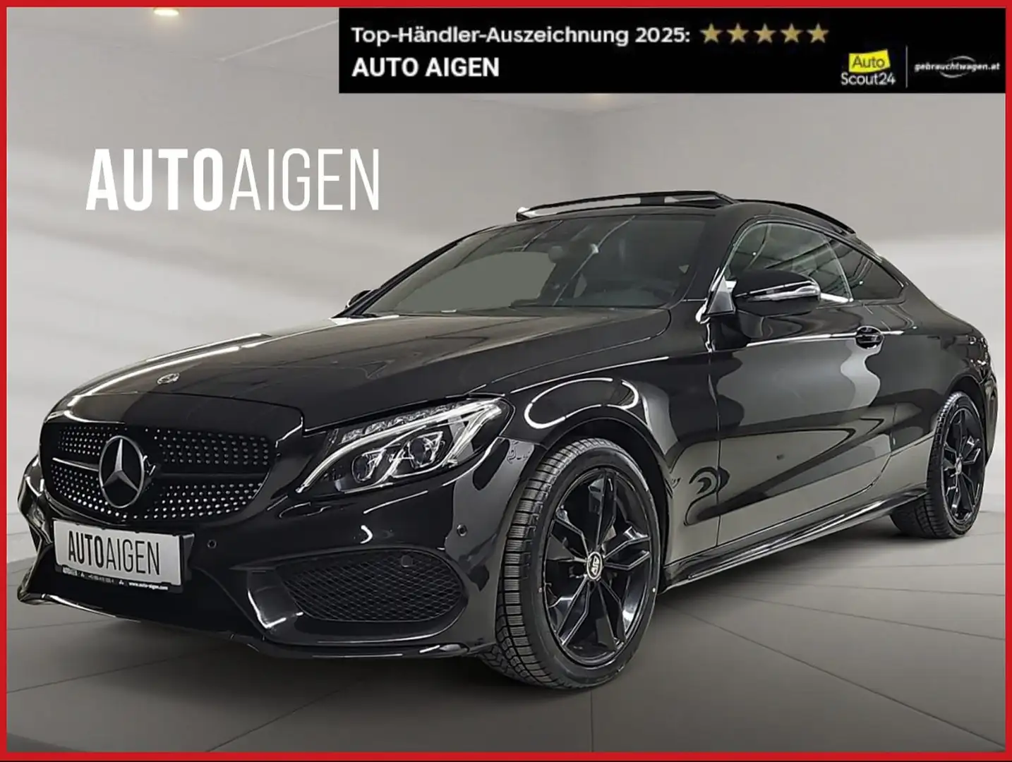 Mercedes-Benz C 220 d 4MATIC * AMG * PANO * ALL BLACK * KAMERA * LED * Schwarz - 1